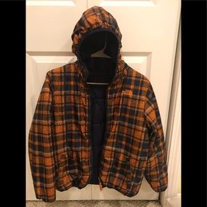 North Face Winter Coat Reversible Boys Large 14-16